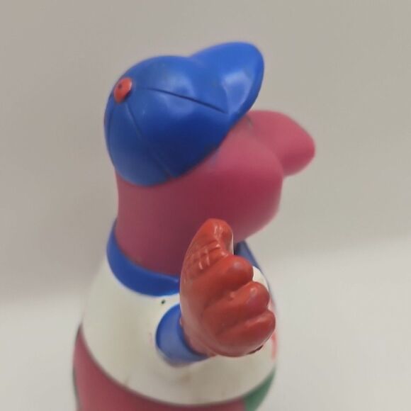 Vintage Barney Purple Dinosaur Lyons Group Fun-Time Baseball Figure Toy 1993 - Picture 12 of 16